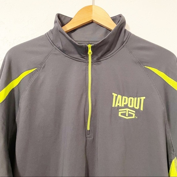 Tapout Men’s 1/2 Zip Colorblock Pullover Size‎ XL Gray​ - Picture 5 of 8